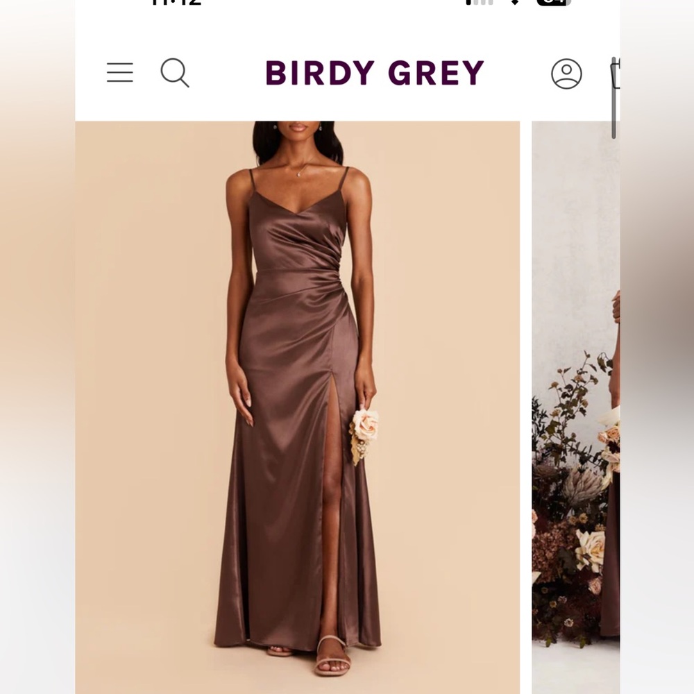 Birdy Grey brown bridesmaid dress